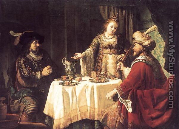 The Banquet of Esther and Ahasuerus 1640s - Jan Victors