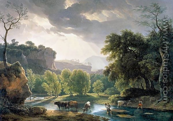 View of the Roman Campagna 1814 - Hendrik Voogd
