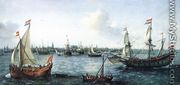 The Harbour in Amsterdam 1630 - Hendrick Cornelisz. Vroom