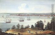 The Bay of New York Taken from Brooklyn Heights  1820-25 - William Guy Wall
