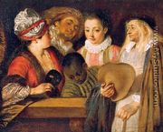 The Coquettes 1718 - Jean-Antoine Watteau