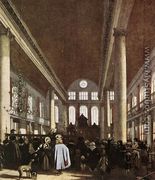Interior of the Portuguese Synagogue in Amsterdam - Emanuel de Witte