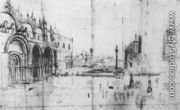 Piazza San Marco- Looking South 1690s - Caspar Andriaans Van Wittel