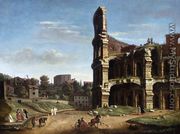 Rome- A View of The Colosseum - Caspar Andriaans Van Wittel