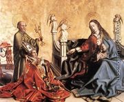 Presentation of Cardinal de Mies to the Virgin 1443-44 - Konrad Witz