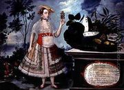 A Young Woman from Quito Dressed for Public Life - Vicente Alban