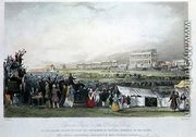 Epsom Races on Derby Day, 1841 - Thomas Allom