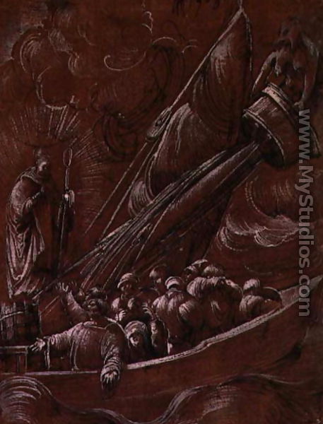 St. Nicholas of Bari rebuking the Tempest 1508 - Albrecht Altdorfer