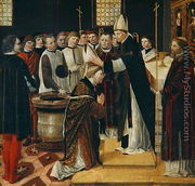 Ordination of St. Augustine - Ambrogio Borgognone