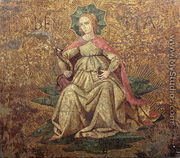 Allegory of Prudence, end panel of a cassone  c.1460-65 - Apollonio di Giovanni