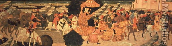 The Triumphal Procession of the Queen of Sheba - Apollonio di Giovanni