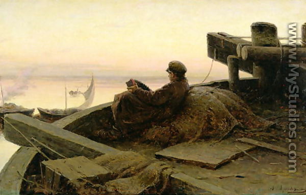 On The River Volga 1889 - Abram Efimovich Arkhipov