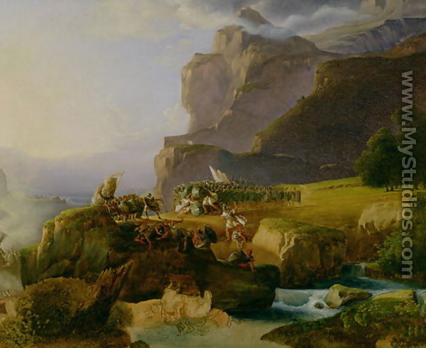 Battle of Thermopylae in 480 BC, 1823 - Massimo Taparelli d