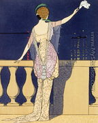 Farewell at Night, design for an evening dress - Georges Barbier