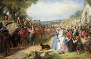 The Girls We Left Behind Us - The Departure of the 11th Hussars for India - Thomas Jones Barker