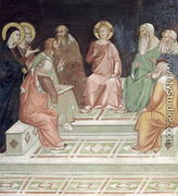 Jesus with the Doctors, from a series of Scenes of the New Testament - Barna Da Siena