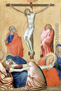 The Crucifixion and the Lamentation - Barna Da Siena