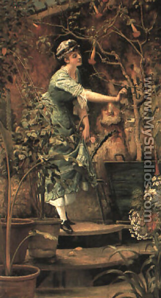 In a  Conservatory - George Hamilton Barrable