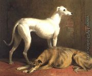 Deerhounds in an Interior - William Barraud