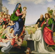 Apparition of the Virgin to St. Bernard 1504-07 - Fra Bartolommeo della Porta