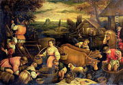 The Four Seasons- Autumn - Jacopo Bassano (Jacopo da Ponte)