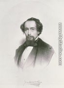 Portrait of Charles Dickens - Charles Baugniet