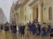 Leaving the Lycee Condorcet 1903 - Jean-Georges Beraud