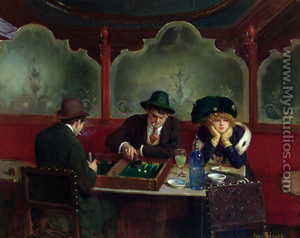 The Backgammon Players - Jean-Georges Beraud