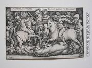 Hercules fighting the Trojans 1545 - Hans Sebald Beham