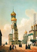 Ivan the Great Bell Tower in the Moscow Kremlin, 1840s - Felix Benoist