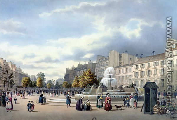 The Fountain of the Boulevard St. Martin, from 