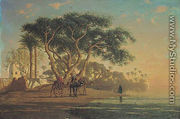 Arab Oasis, 1853 - Narcisse Berchere