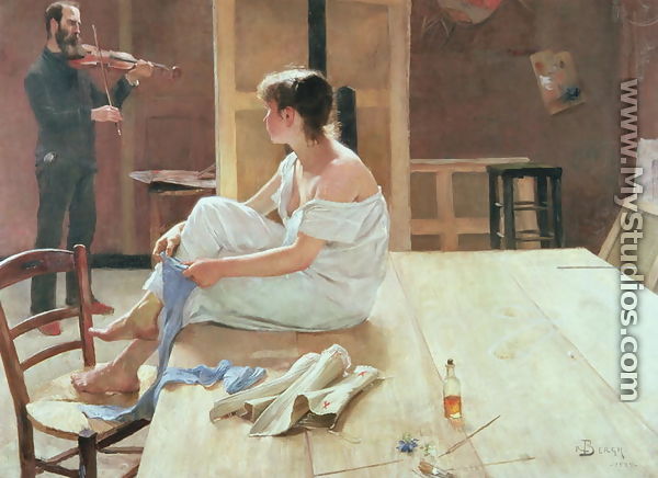 After the Pose, 1884 - Sven Richard Bergh