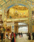 The Central Dome of the Universal Exhibition of 1889 - Louis Beroud