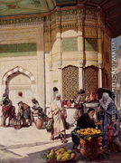 Street Merchant in Istanbul, 1883 - Hippolyte-Dominique Berteaux