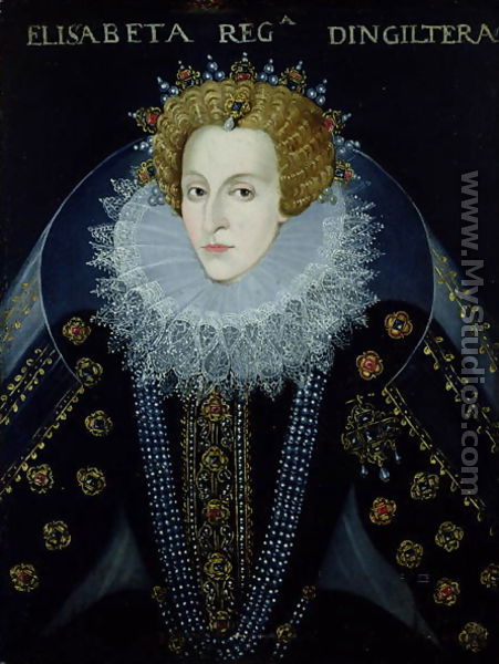 queen elizabeth 1 portrait. Portrait of Queen Elizabeth I