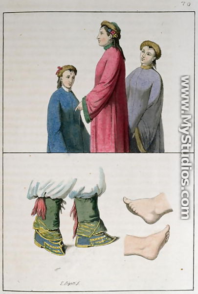 The feet of Chinese women, illustration from 