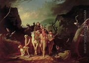 Daniel Boone escorting settlers through the Cumberland Gap, 1851-52 - George Caleb Bingham
