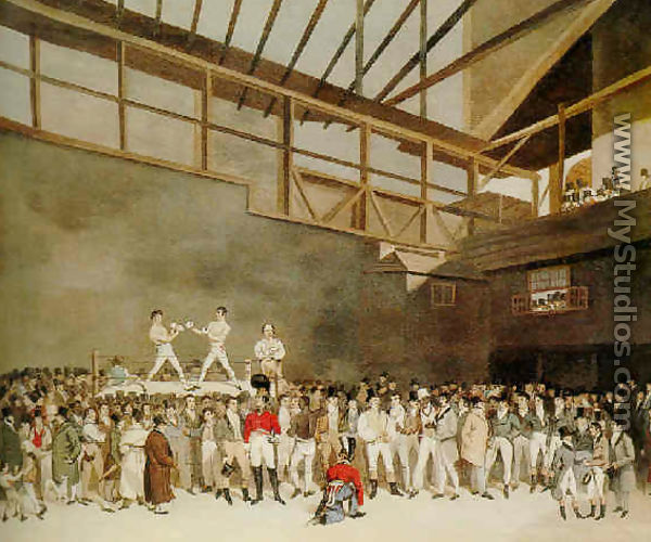 A benefit with Randall and Turner sparring, The Fives Court, London - T. Blake