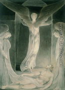 The Resurrection- The Angels rolling away the Stone from the Sepulchre - William Blake