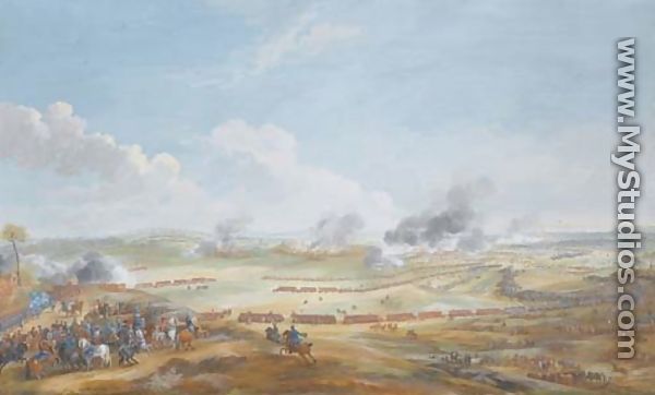 La Bataille de Lawfeld, le 2 juillet 1747,  1768 - Louis Nicolael van Blarenberghe