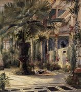 Interior of the Palm House at Potsdam, 1833 - Karl Blechen