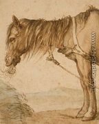A Horse Eating Hay, c.1600-10 - Abraham Bloemaert