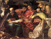 The Four Evangelists Writing the Gospels - Abraham Bloemaert