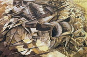 The Charge of the Lancers 1915 - Umberto Boccioni