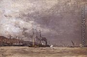 Thames at Greenwich - Frank Myers Boggs
