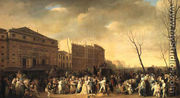 A carnival on the Boulevard du Crime 1832 - Louis Léopold Boilly