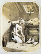 Avarice in the Kitchen, from a series of prints depicting the Seven Deadly Sins, c.1850 - Louis Léopold Boilly