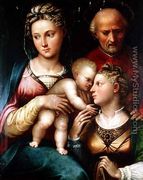 The Mystic Marriage of St. Catherine - Bolognese School