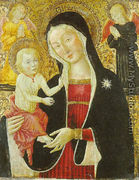 La Vierge a l'Enfant entre deux anges en priere - Benedetto Bonfigli